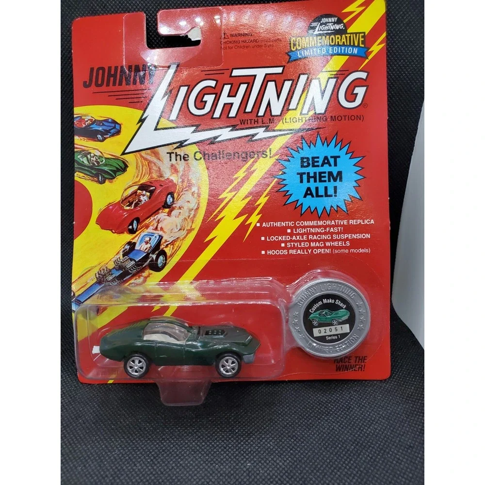 Johnny Lightning Commemorative Limited Edition Dark Green Custom Mako Shark